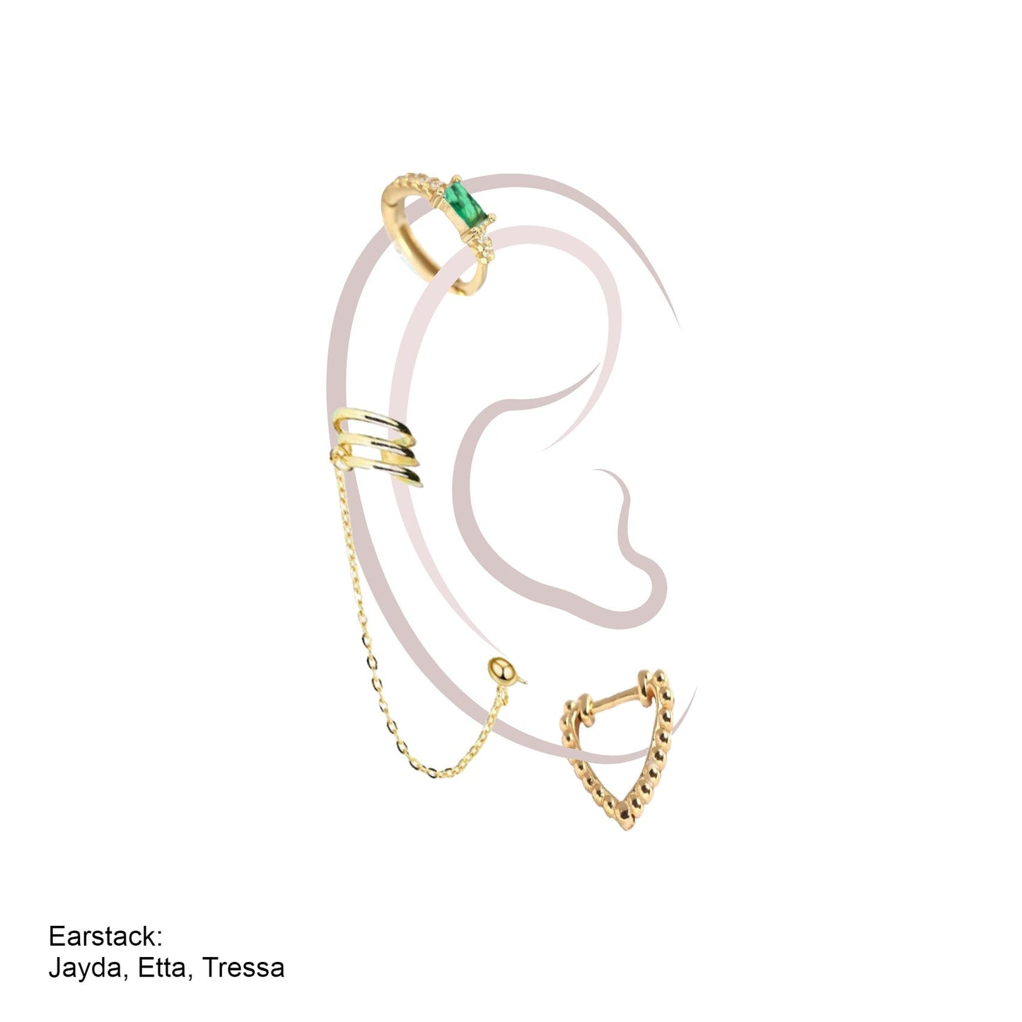 TRESSA HOOPS 1,2CM
