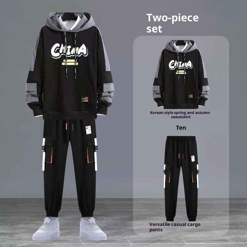 Youth Sweater Jacket Junior High School Student Trendy Sports Suit