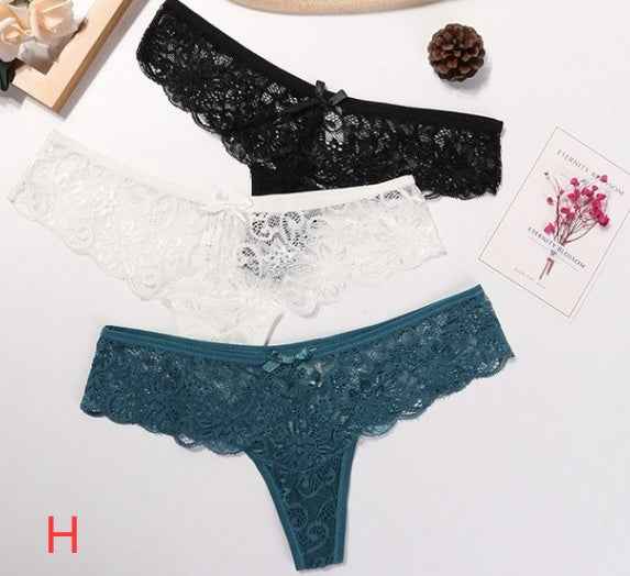 Woman Sexy Lace Thong