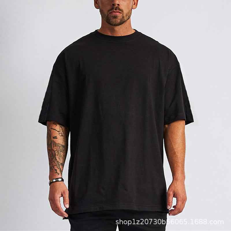Pure Cotton Loose-fit Men's Short-sleeve T-shirt