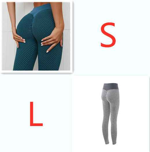 Plaid Leggings Damen – Nahtlose Fitness Yoga Hosen mit hoher Taille und atmungsaktivem Material