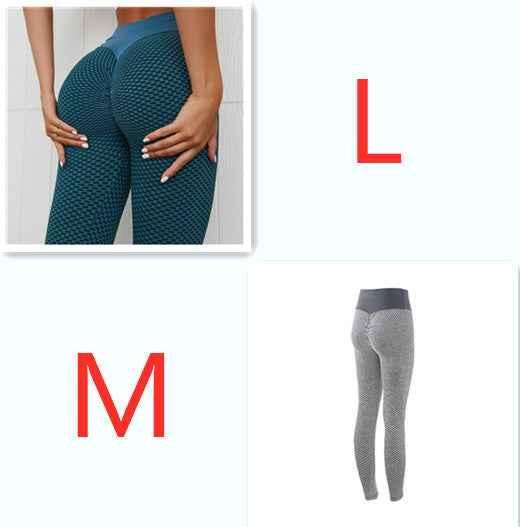 Plaid Leggings Damen – Nahtlose Fitness Yoga Hosen mit hoher Taille und atmungsaktivem Material