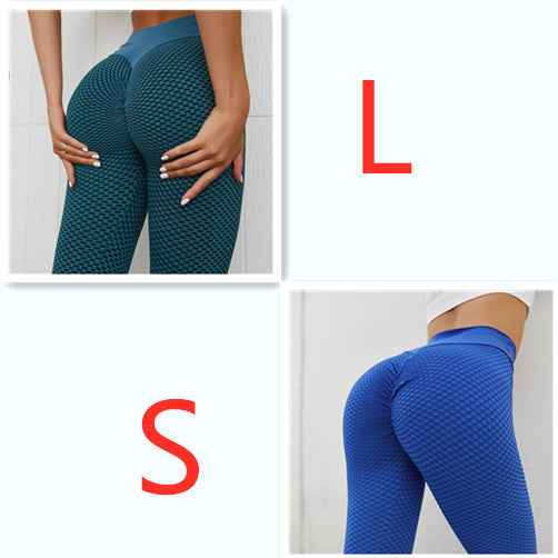 Plaid Leggings Damen – Nahtlose Fitness Yoga Hosen mit hoher Taille und atmungsaktivem Material