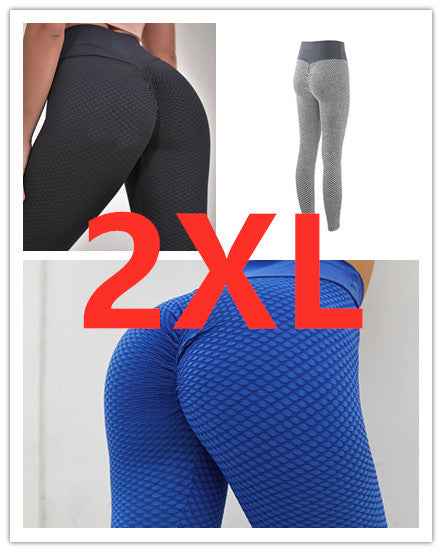 Plaid Leggings Damen – Nahtlose Fitness Yoga Hosen mit hoher Taille und atmungsaktivem Material