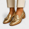 Casual Low Heel Plus Size Tassel Slip-on Women's Pumps