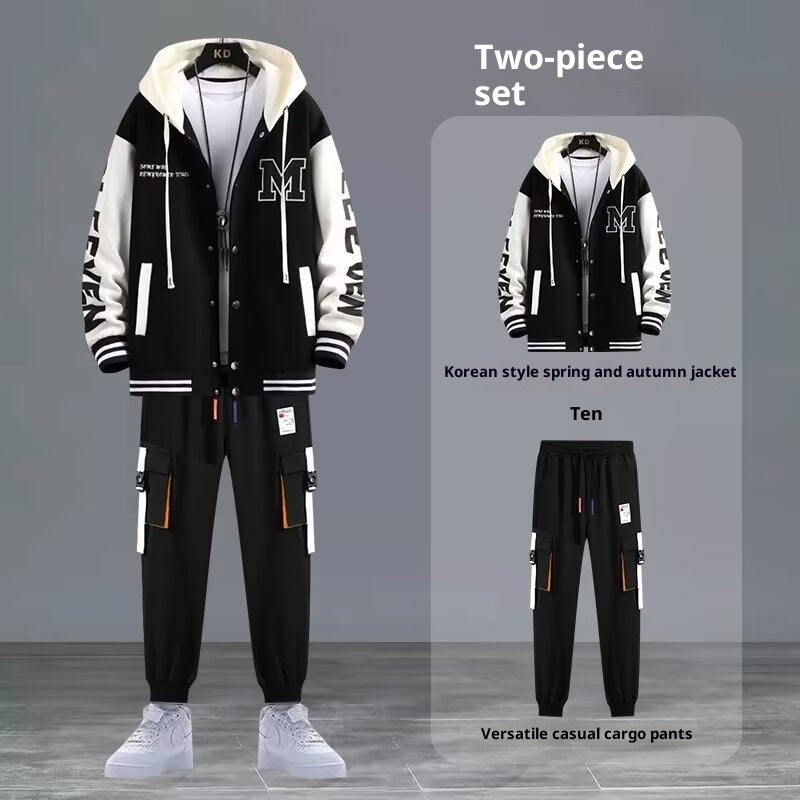 Youth Sweater Jacket Junior High School Student Trendy Sports Suit