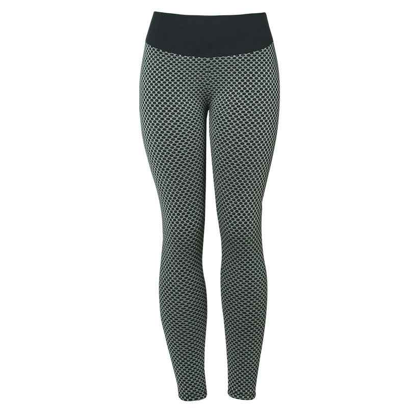 Plaid Leggings Damen – Nahtlose Fitness Yoga Hosen mit hoher Taille und atmungsaktivem Material