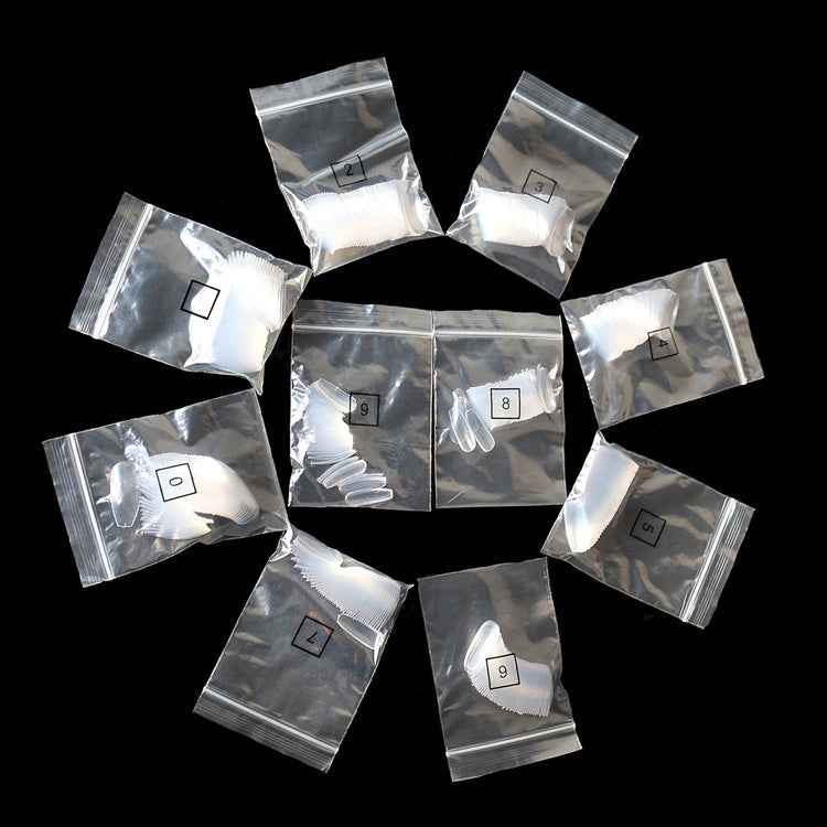 500 transparente natürliche Fake Nails - Hochwertige Kunstnägel für perfekte Maniküre