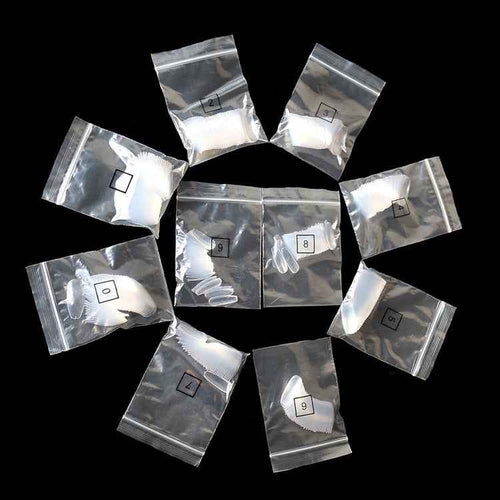 500 transparente natürliche Fake Nails - Hochwertige Kunstnägel für perfekte Maniküre