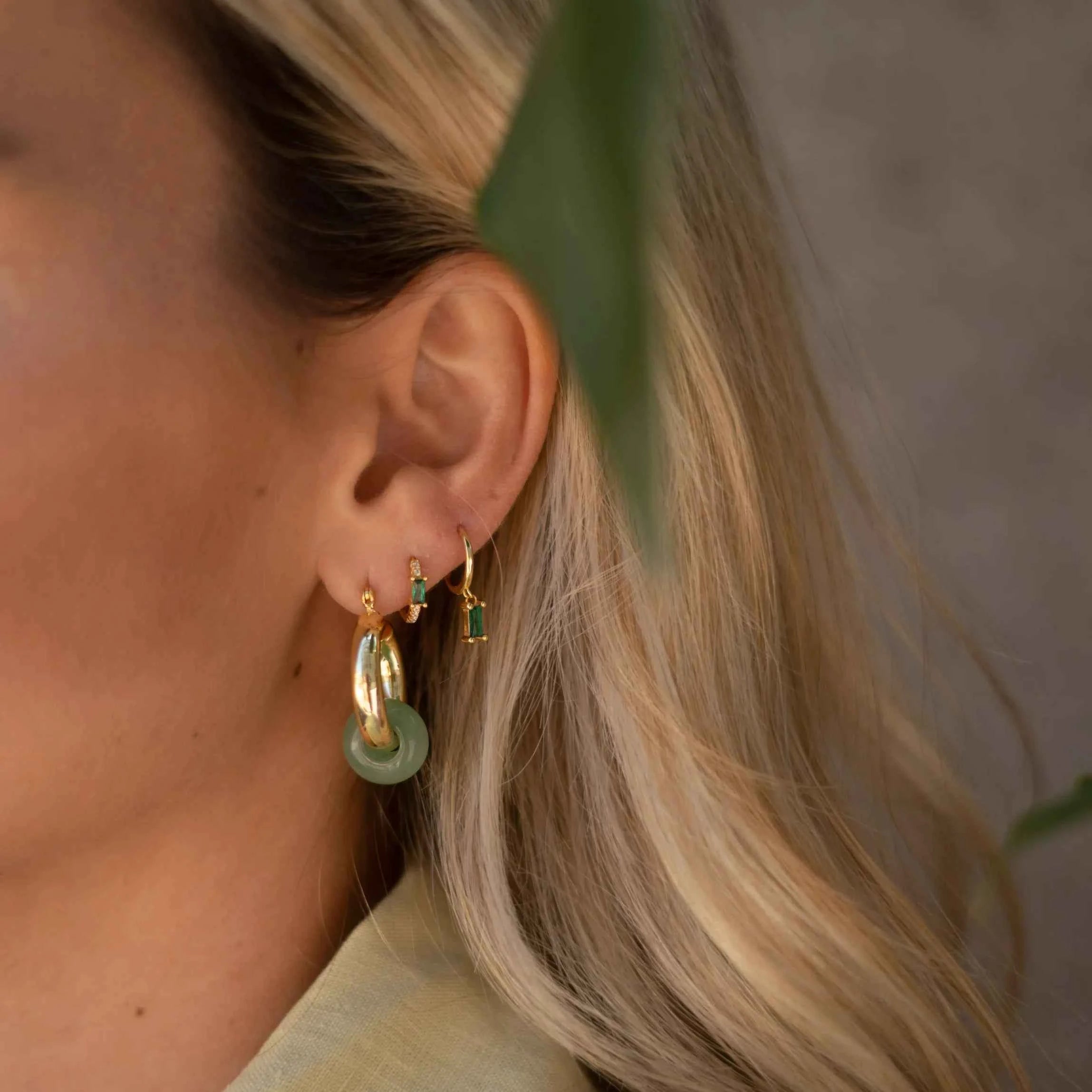BURCU HOOPS 1,1CM - MULTIPLE COLORS