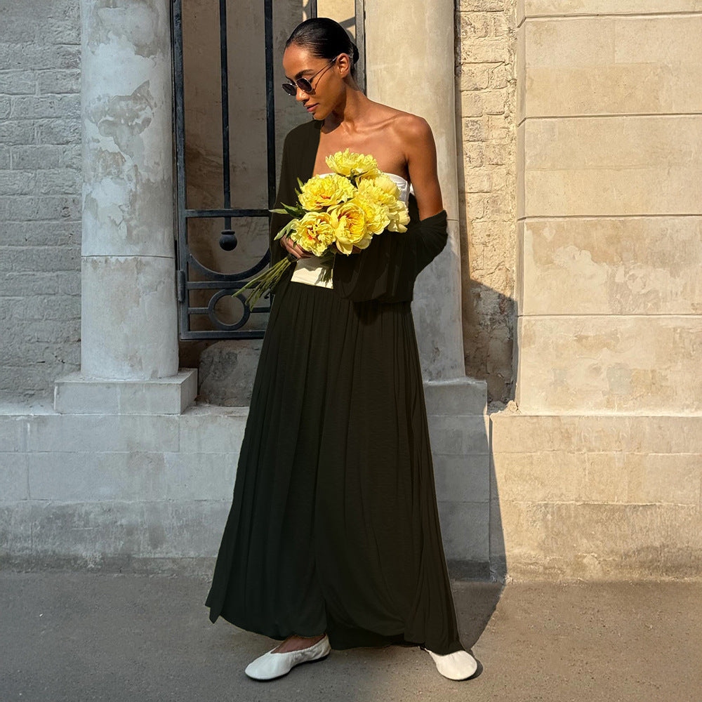 Women's Shawl Harem Pants Pajama Set