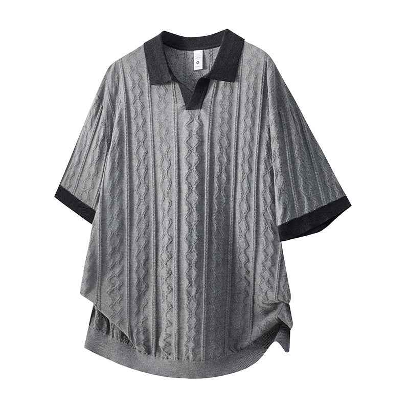 Men's High-End American-Style Heavyweight Short-Sleeve Casual Trendy T-Shirt