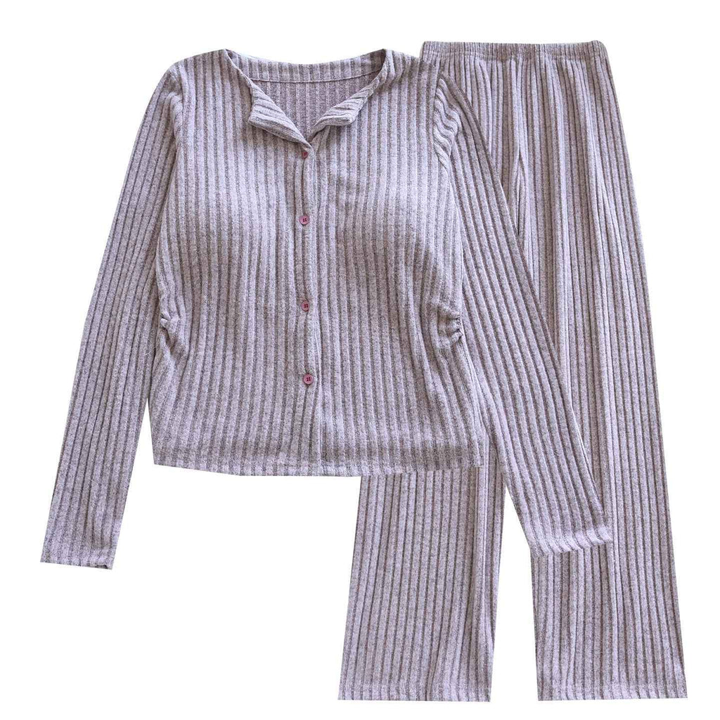 Women's Pure Desire Style Long Sleeve Pants Slimming And Warm Suit
