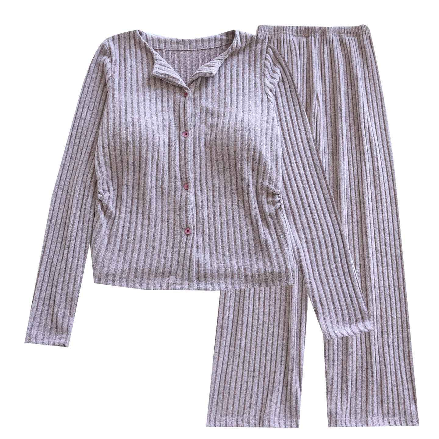 Women's Pure Desire Style Long Sleeve Pants Slimming And Warm Suit
