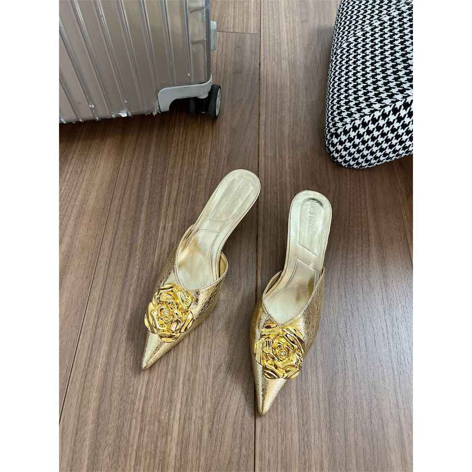 2025women's New Shoes For Spring Fashion Style Metal