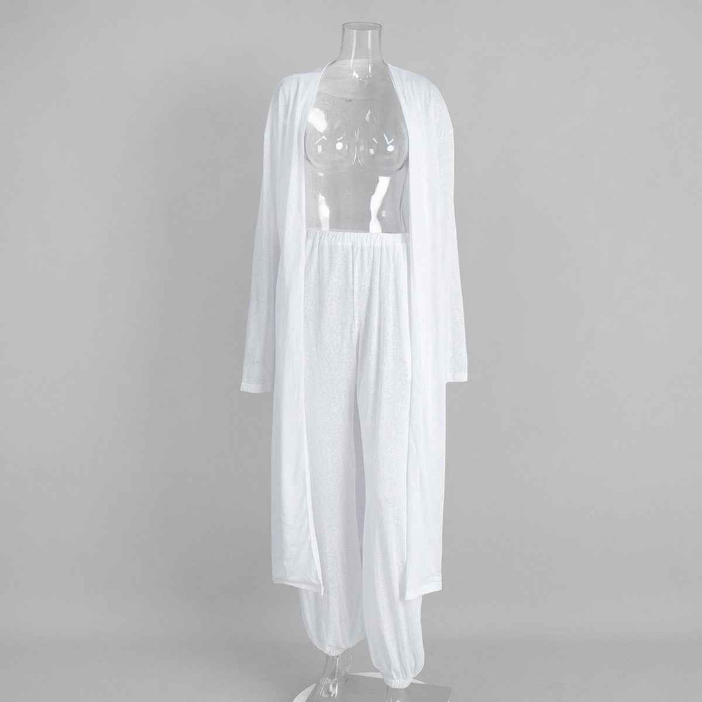 Women's Shawl Harem Pants Pajama Set