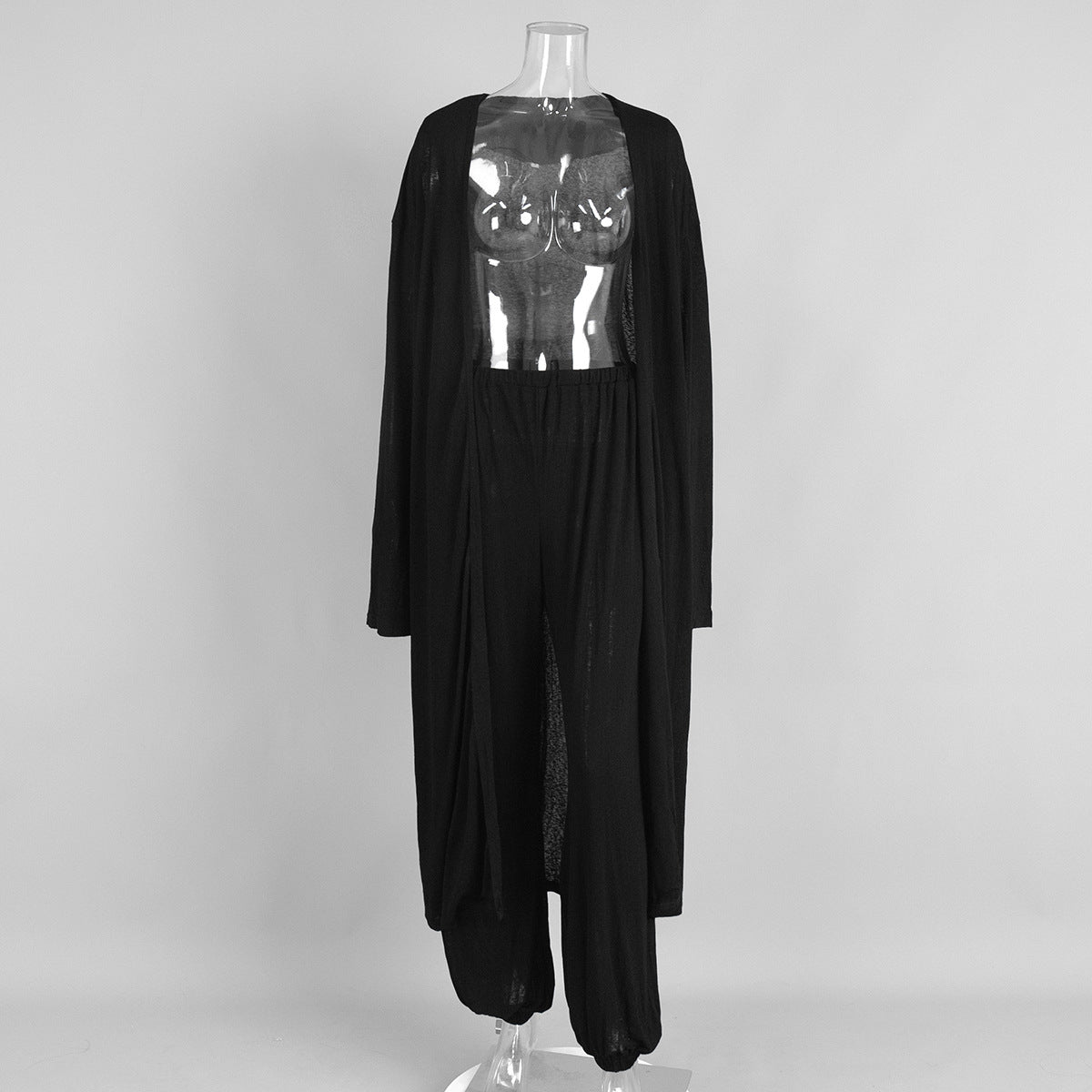 Women's Shawl Harem Pants Pajama Set