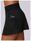 Women's High Waist Yoga Sports Tennis Skirt
