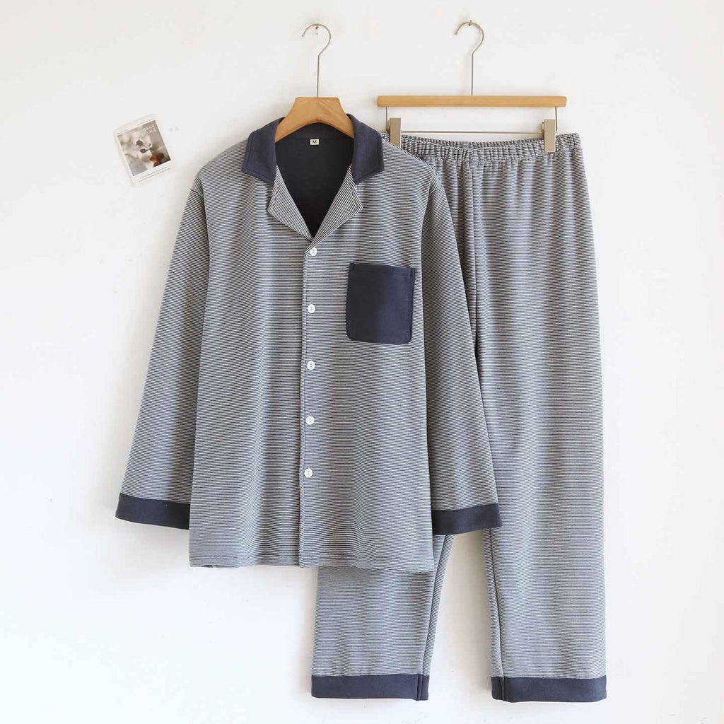 Simple Casual Loose Long-sleeve Pants Homewear Set