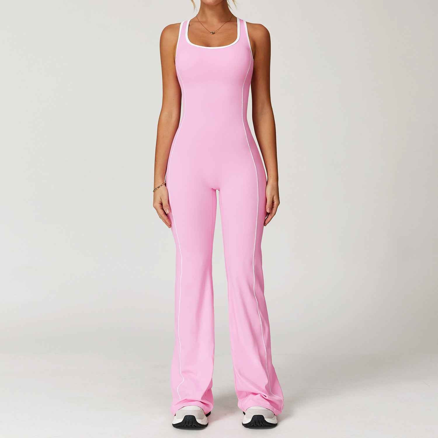 European And American Hollow Beauty Back Yoga Clothes Dance Sports Jumpsuit