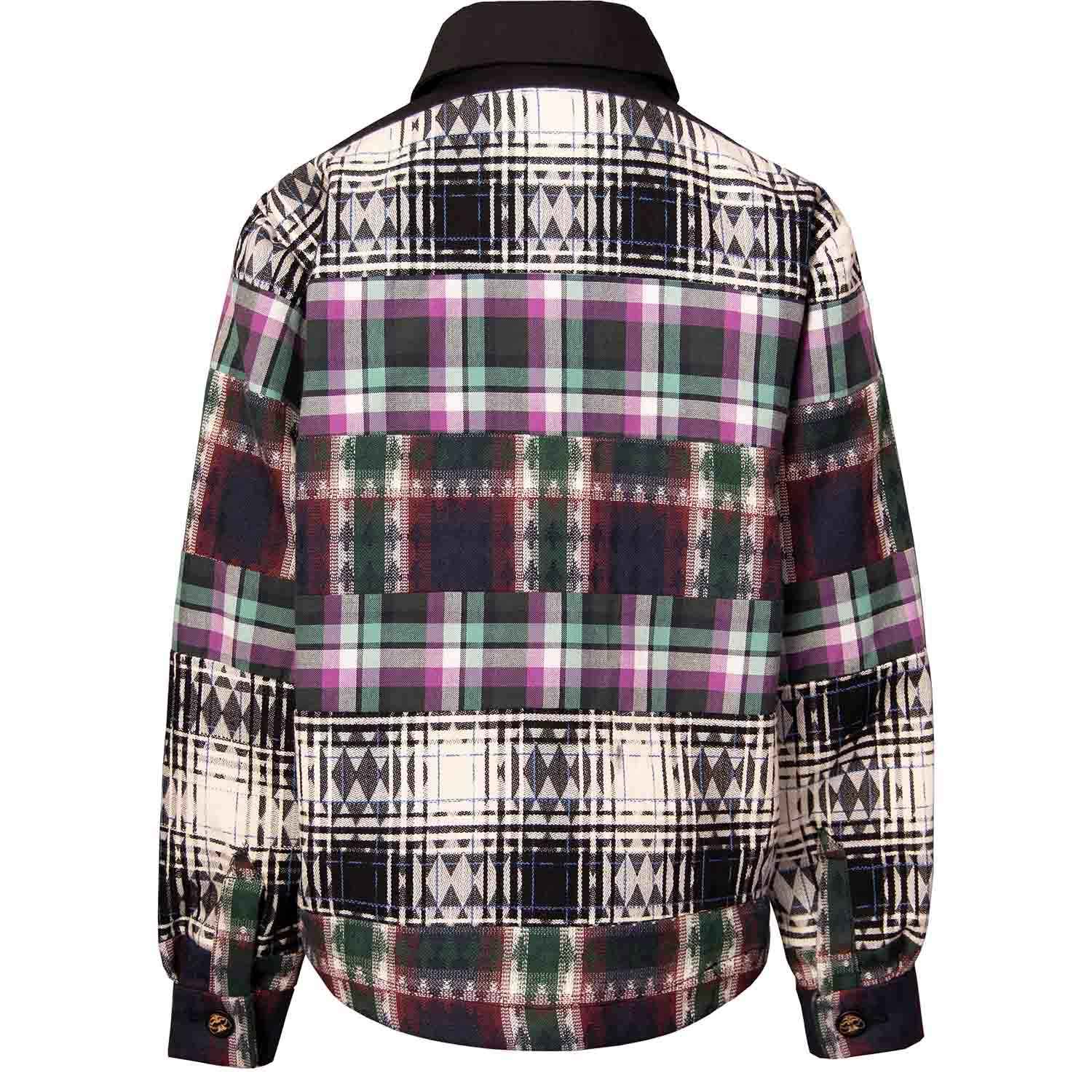 Mixed Tartan Plaid Shirt