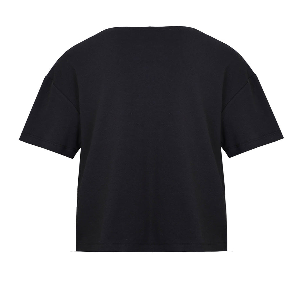 Handbemaltes übergroßes schwarzes T-Shirt für Kinder – Einzigartiger Stil und Komfort