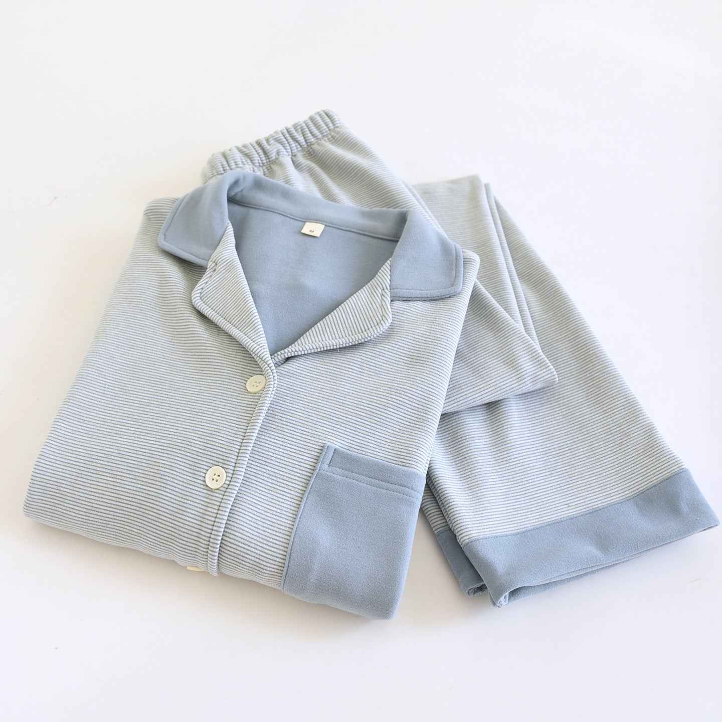 Simple Casual Loose Long-sleeve Pants Homewear Set