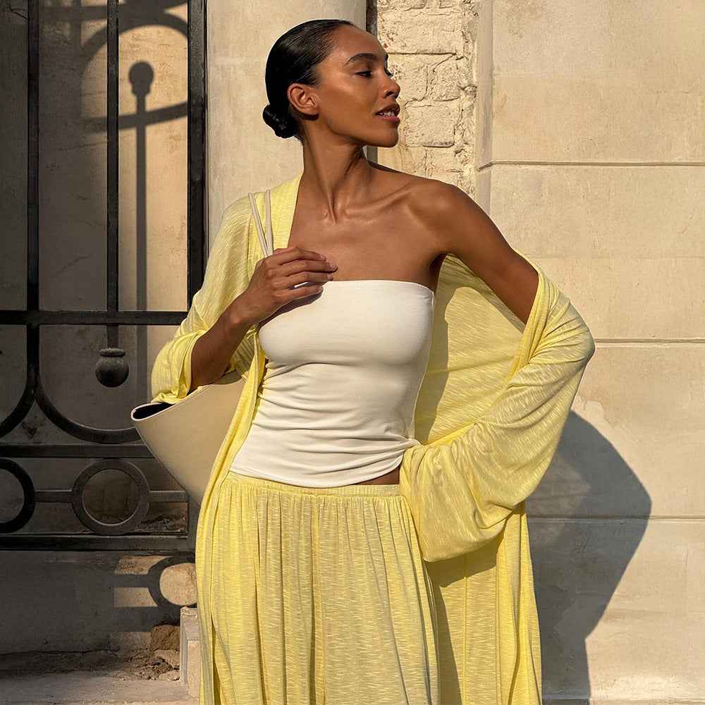 Women's Shawl Harem Pants Pajama Set