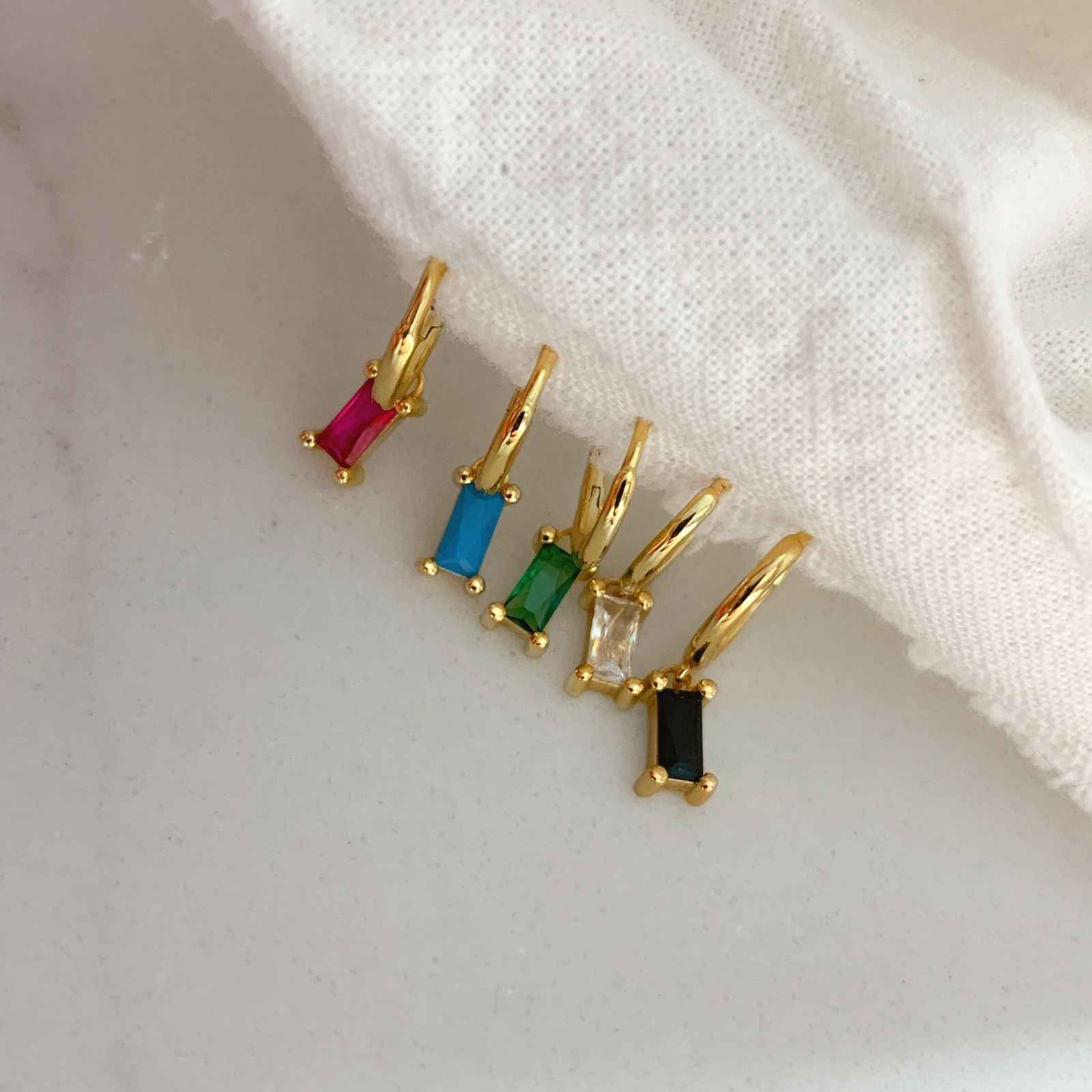 BURCU HOOPS 1,1CM - MULTIPLE COLORS