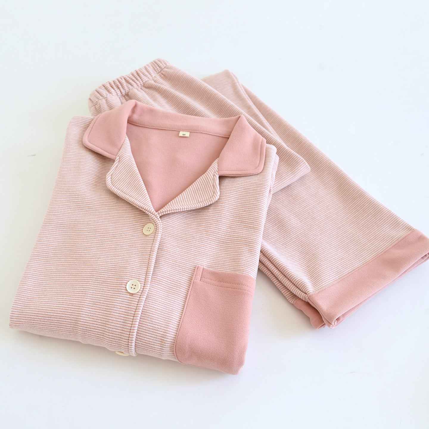 Simple Casual Loose Long-sleeve Pants Homewear Set