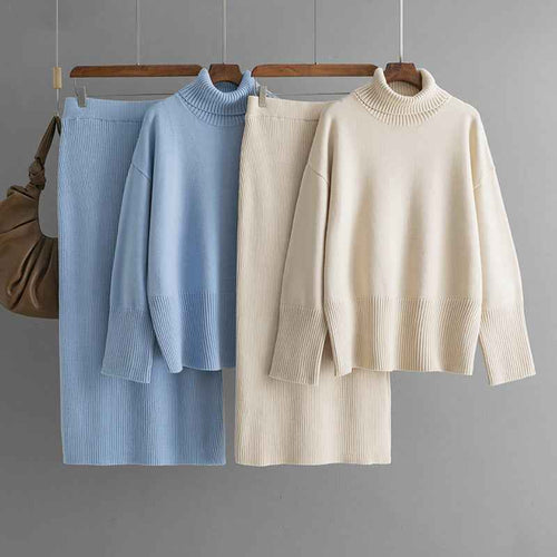 Autumn And Winter European And American Knitting Suit Women
