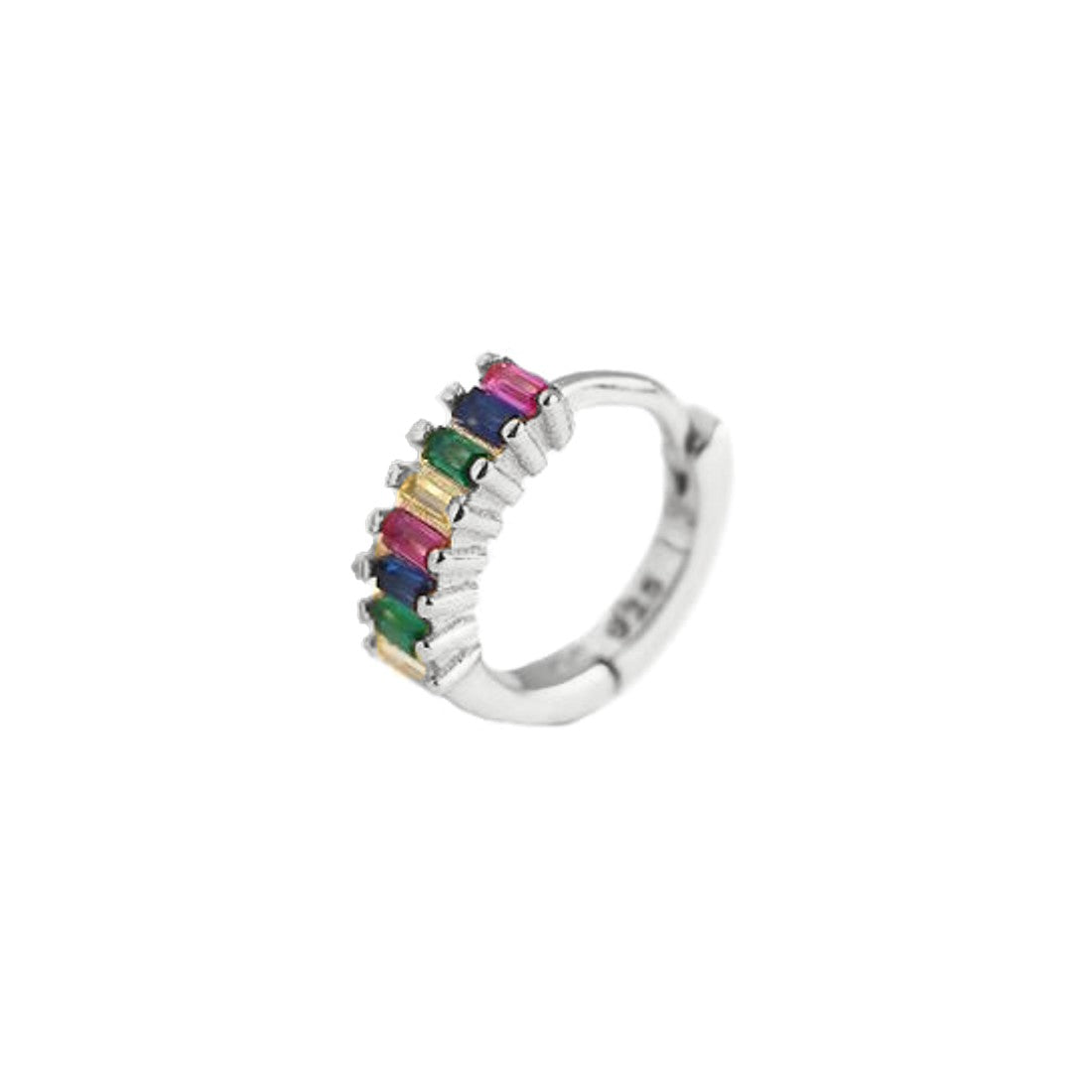 DUSK HELIX HOOP Ohrringe 1CM – Elegante Ohrstecker für jeden Anlass