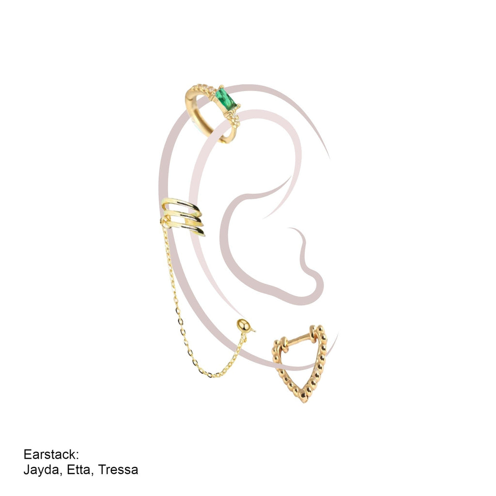 TRESSA HOOPS Ohrringe 1,2CM – Elegante und zeitlose Ohrhänger für jeden Anlass