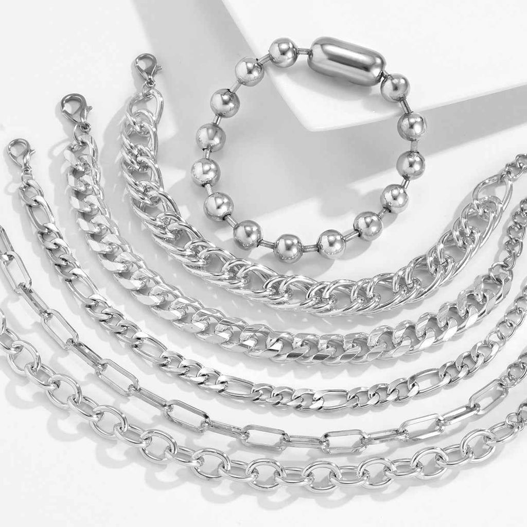 Multi-layer Metal Chain Set Bracelet