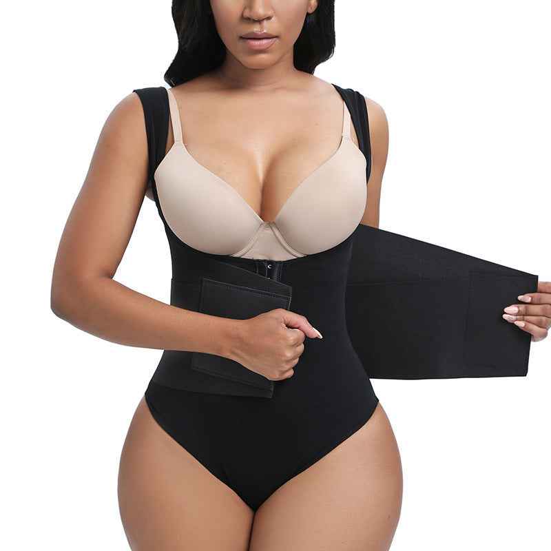 Belly Contracting Sports Waist Seal Breathable Shapewear Fitness Breasted Hip Lifting Corset