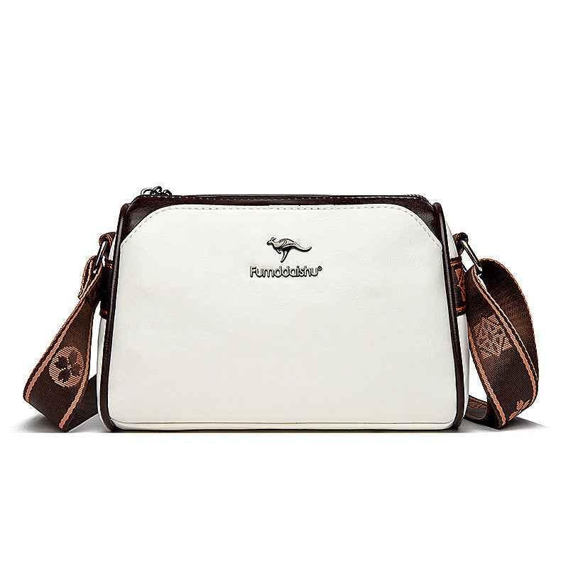 Oil Wax Leather Cross-border Trendy Women's Bag New Retro Double-sided