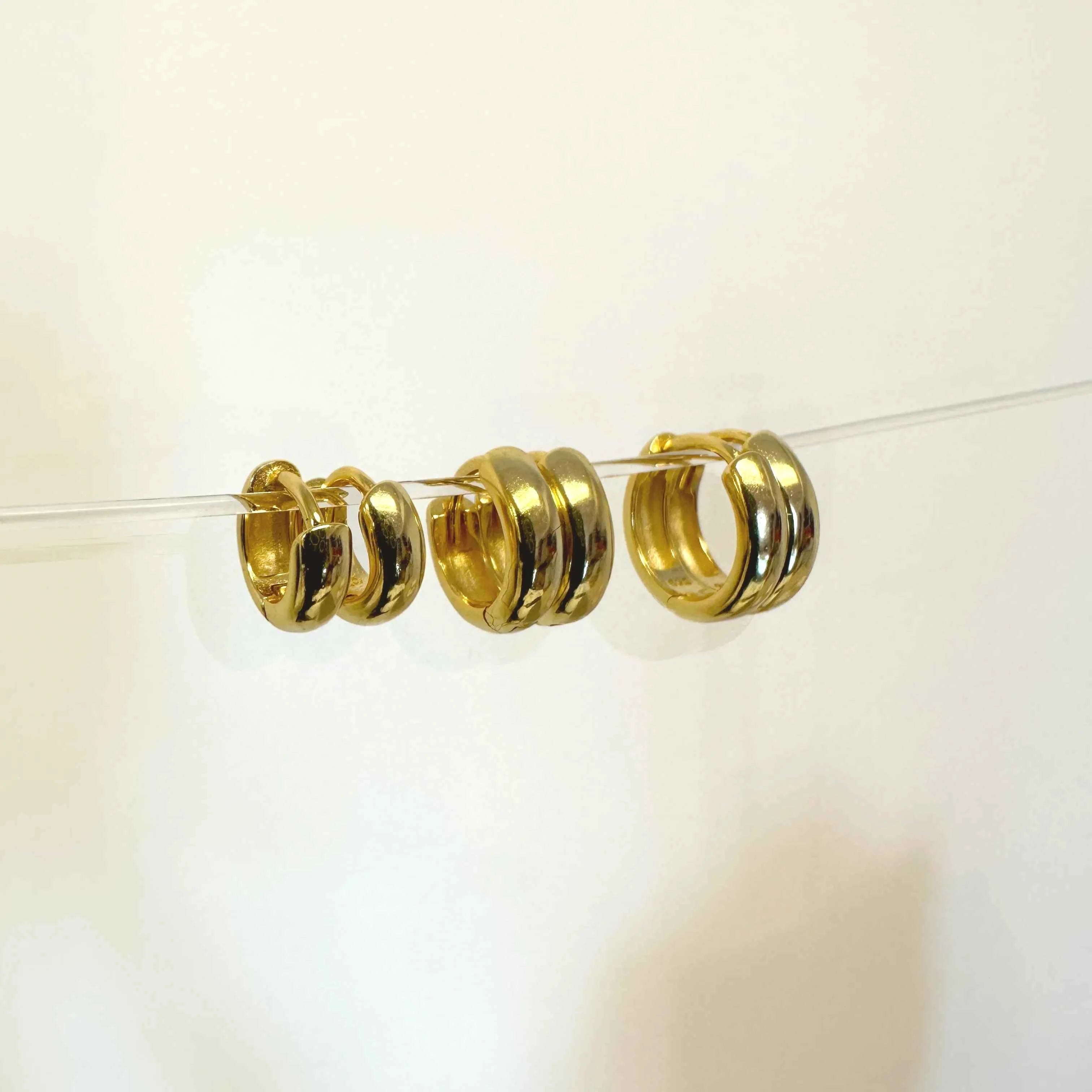 MIA BOLD HOOPS Ohrringe 5mm – Stilvolle Schmuckstücke für jeden Anlass