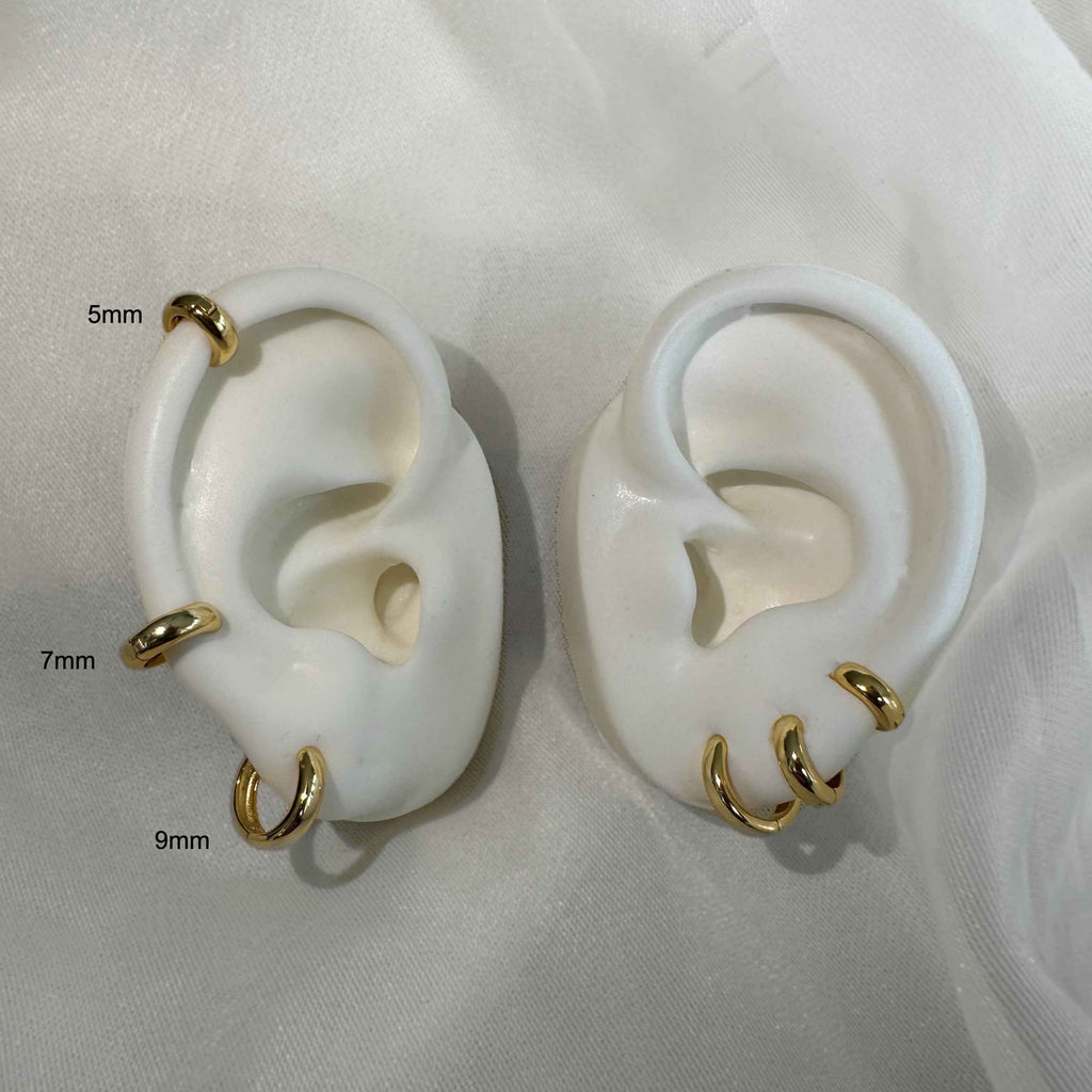 MIA BOLD HOOPS Ohrringe 5mm – Stilvolle Schmuckstücke für jeden Anlass